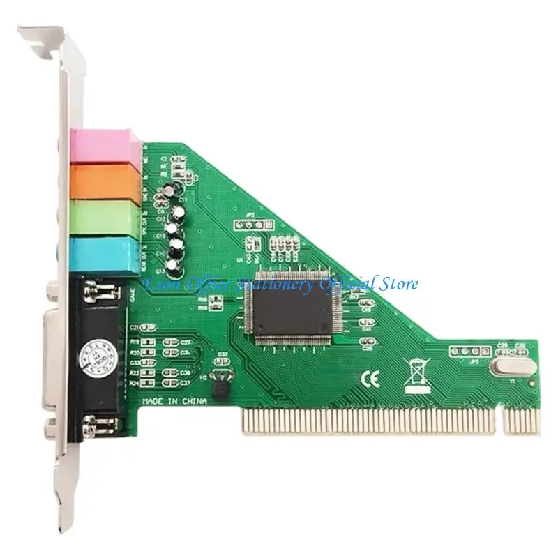 G8DC PCI 사운드 카드 4.1 채널 컴퓨터 데스크탑 사운드 카드 게임 액세서리 용 내부 사운드 카드 스테레오 서라운드