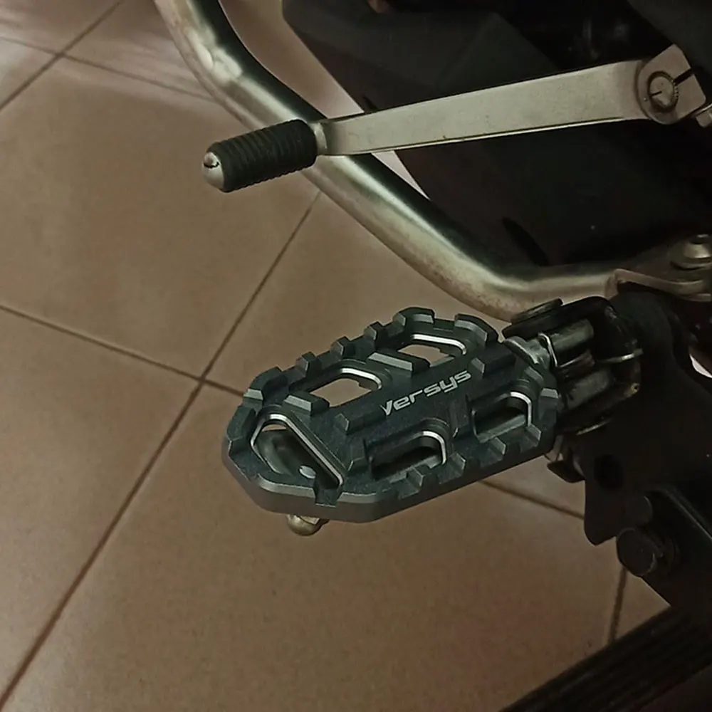 Motorcycle Accessories Footrest Pedals Footpegs For Kawasaki VERSYS 1000 650 X300 versys-x300 motorcycle accessories motorcycle foot pedals motorcycle footrests