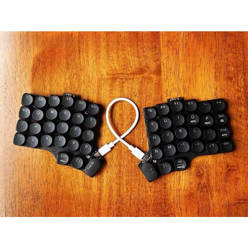Corne V4 有線シングルモード分割キーボードキットカスタマイズされた