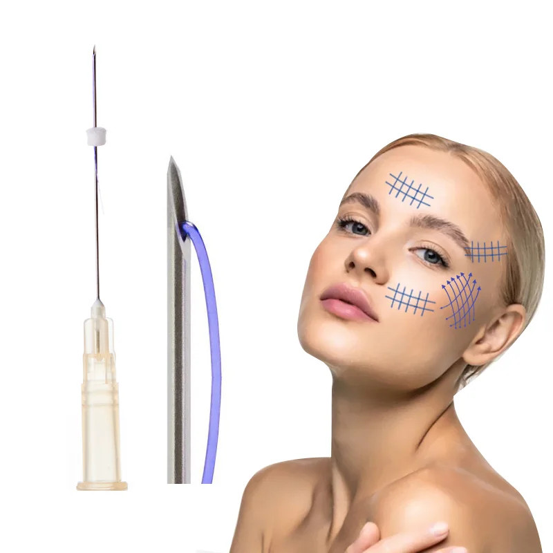 Estéril pdo multi threads grau médico 30g13mm 30g25mm 29g38mm 29g50mm 20 pçs/saco para rosto pescoço beleza levantamento