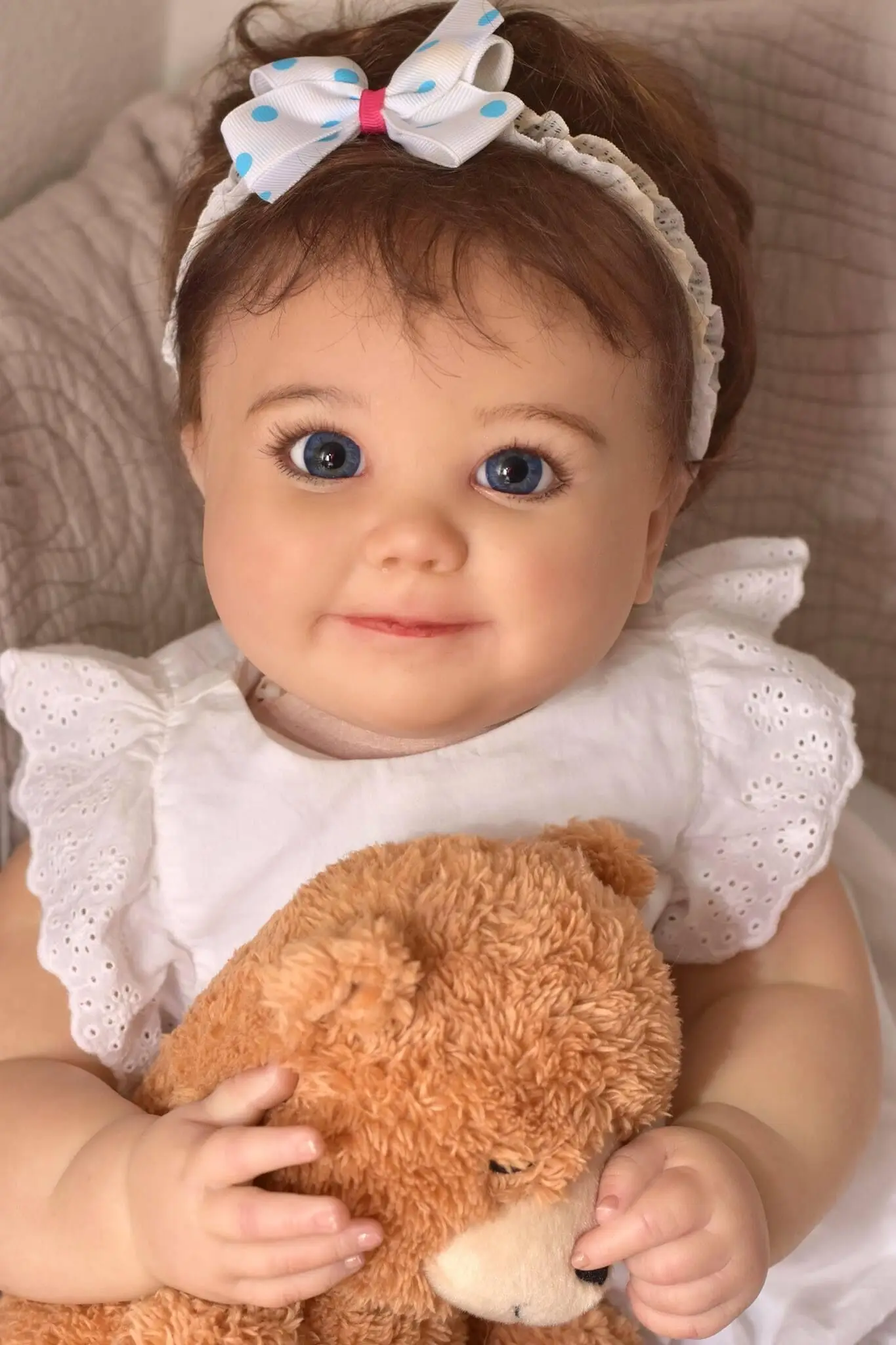 

3D-Painted Skin 24 Inch June Awake Reborn Baby Doll Cloth Body Real Touch Newborn Toddler Princess Alive Bebe Toys