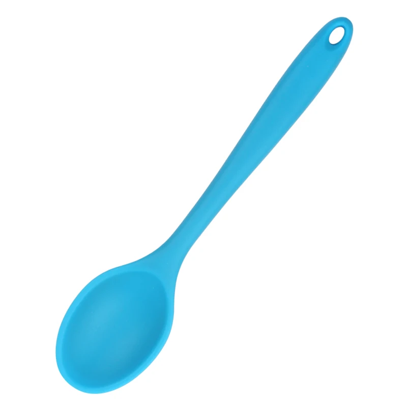 Large Silicone Spoon Kitchen Cooking Spoon Lale Long Handle Silicone for Mixing Stirring Serving Cooking Utensils