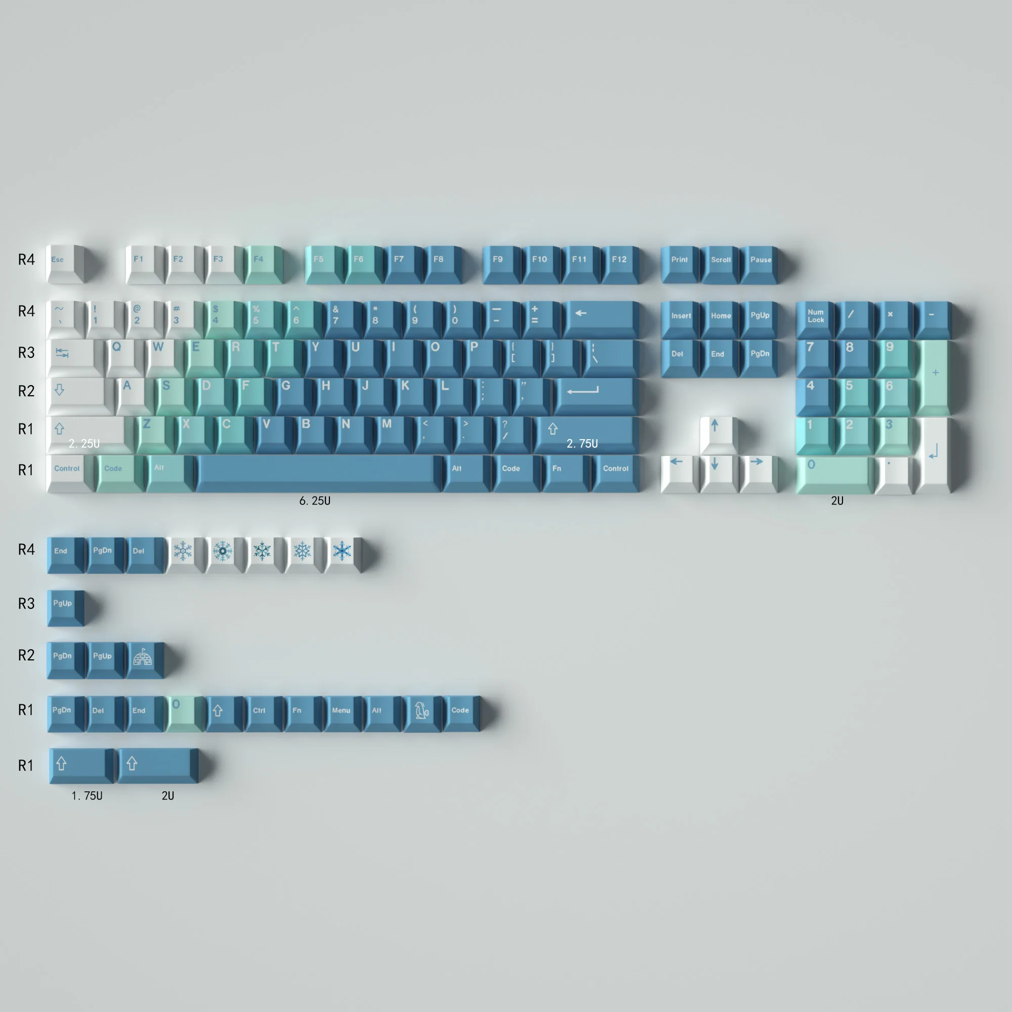 Personalizado, DYE-SUB Keycap, Perfil Cherry, Keycaps Inglês para MX Switch