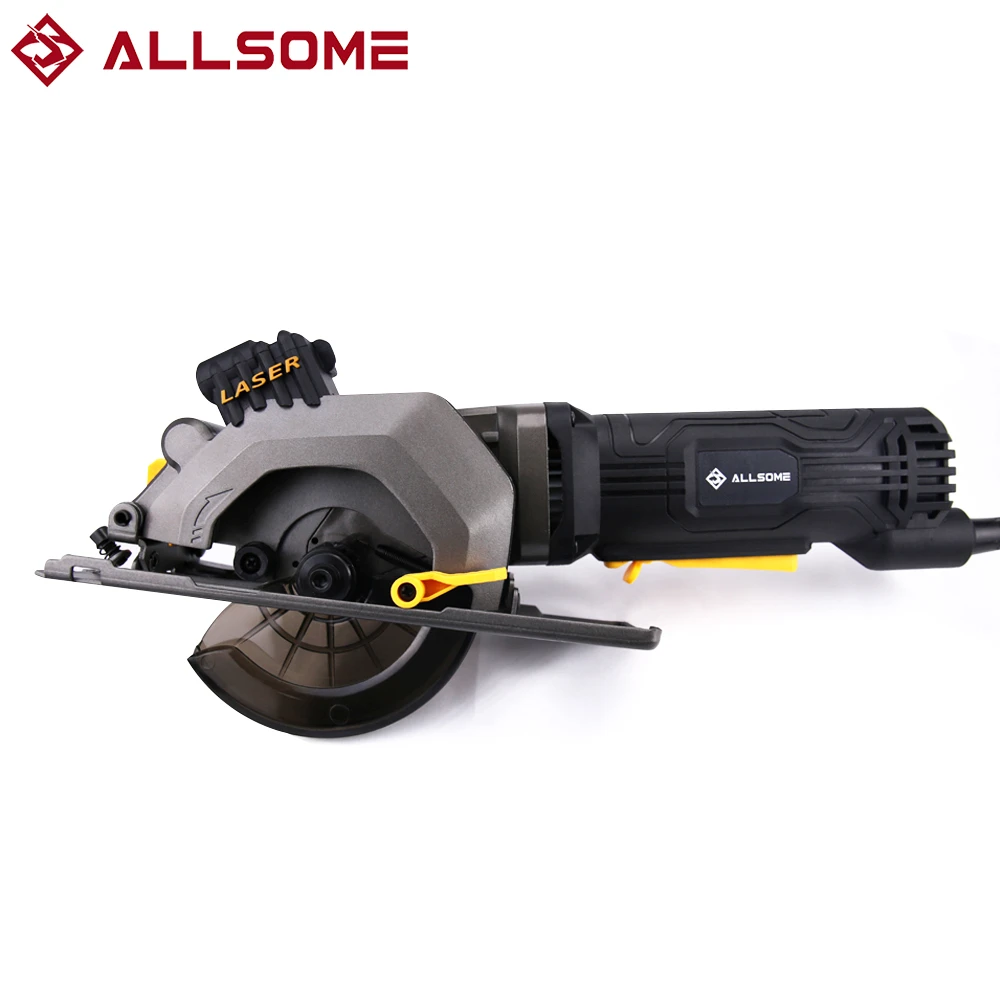 ALLSOME sierra Circular eléctrica de 600W, cortadora de madera con cónico recto, sierra eléctrica de mano multifuncional|Sierras eléctricas| - AliExpress