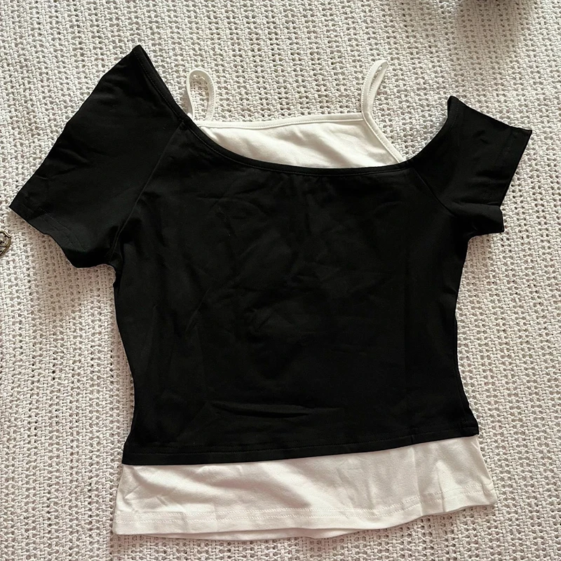 Goth Bat Y2K 2-Piece Top 2