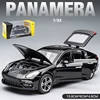 1:32 Porsche Panamera Handmade Metal Simulation Car Model For Model Car Simulation Car Model Vehicle Children's Boy Toy Car 2