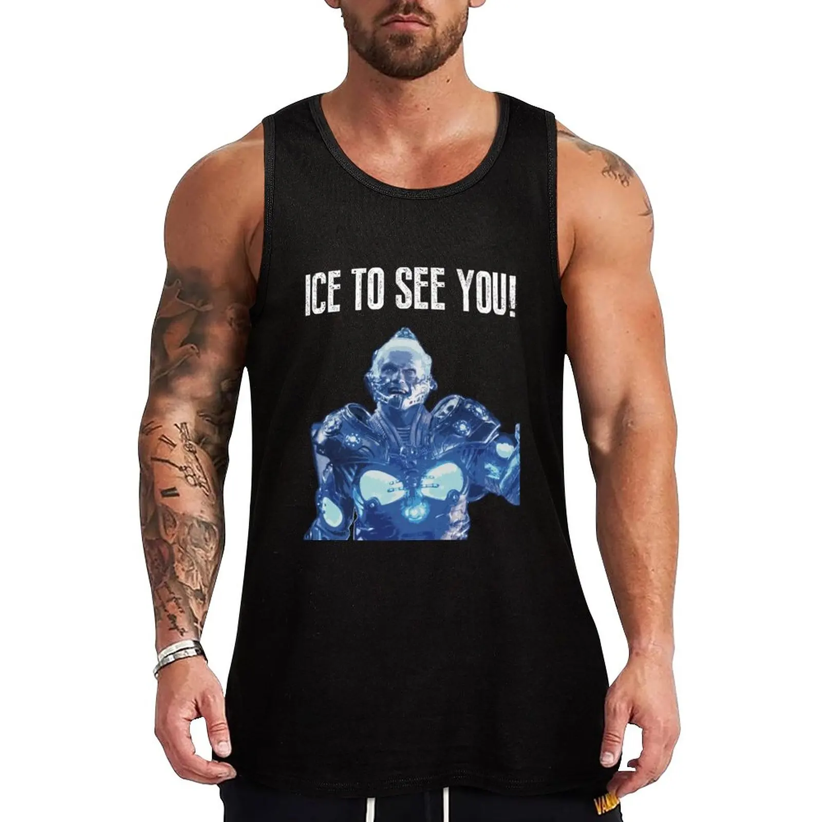 

New Ice to see you! Tank Top Men's sleeveless t-shirt Fitness men clothing