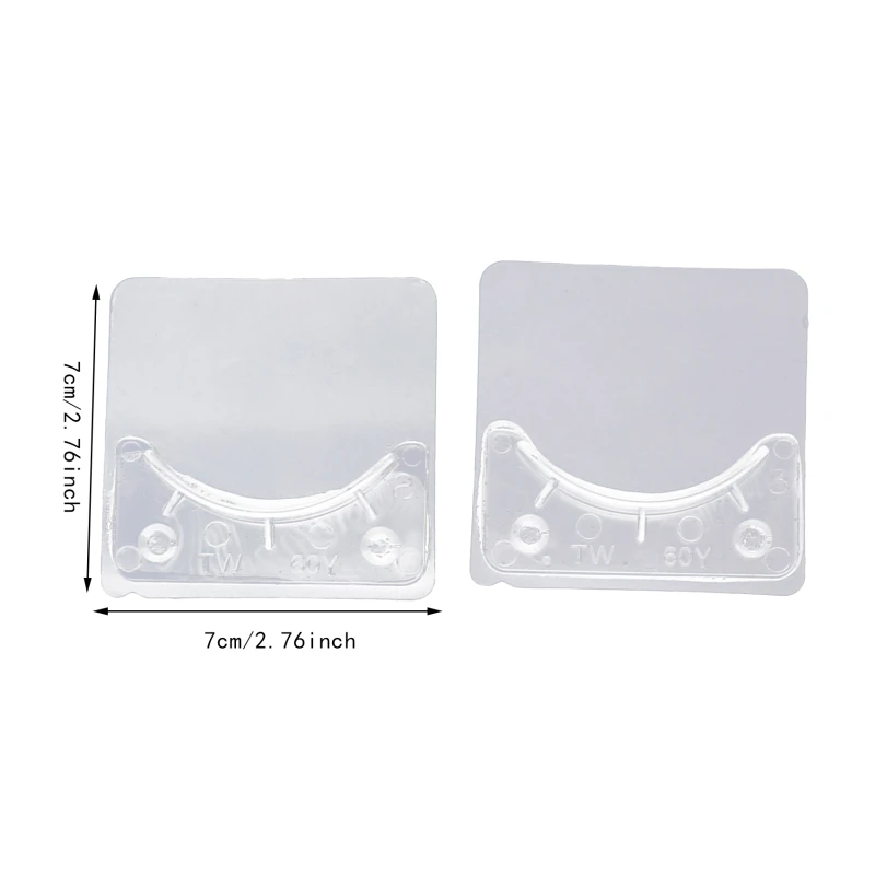 2Pcs Shower Curtain Rod Mounting Bracket Punch Free Adhesive Rod Mounting Fixture Shower Curtain Hook Bathroom Accessories shower curtain bracket