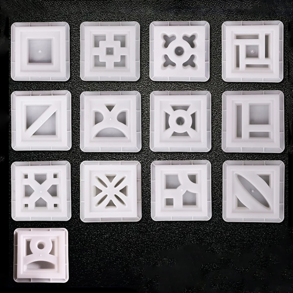 Hollow Diamond Garden Concrete Mold 5