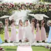 10/20/30PCS Paper Parasol 60/80cm Chinese Paper Umbrellas White Umbrella Photography Props for Baby Shower Party Wedding Rustic 2