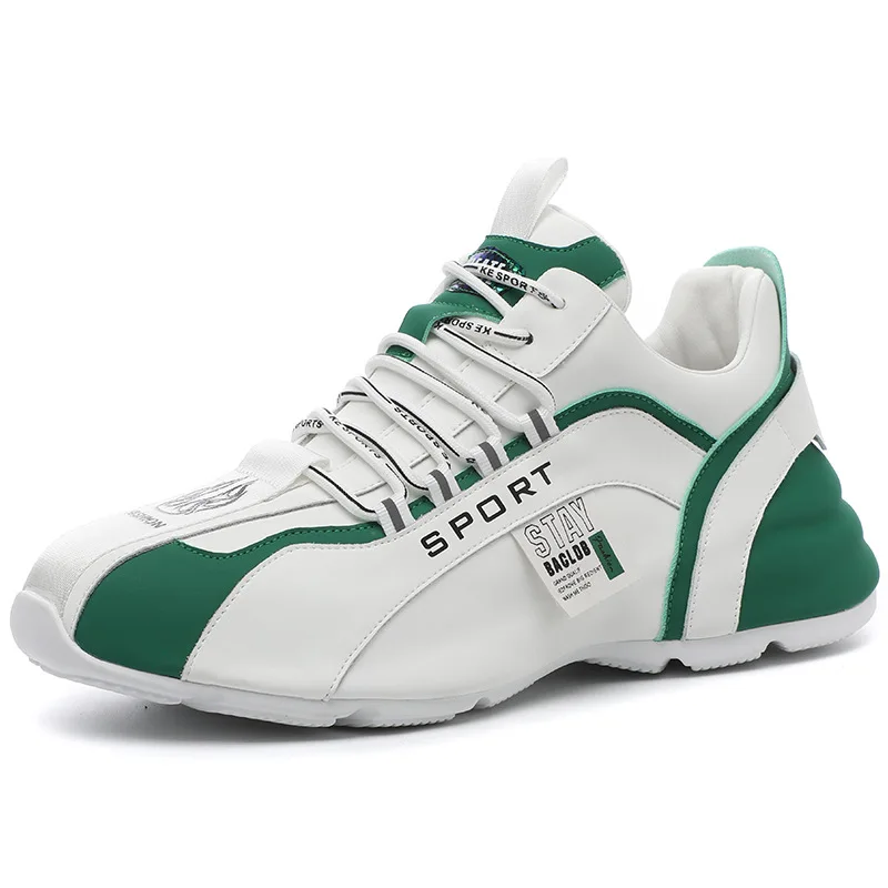 Роскошные дизайнерские мужские ежедневные повседневные совпадения смешанные цвета кормят причинную кожаную обувь.