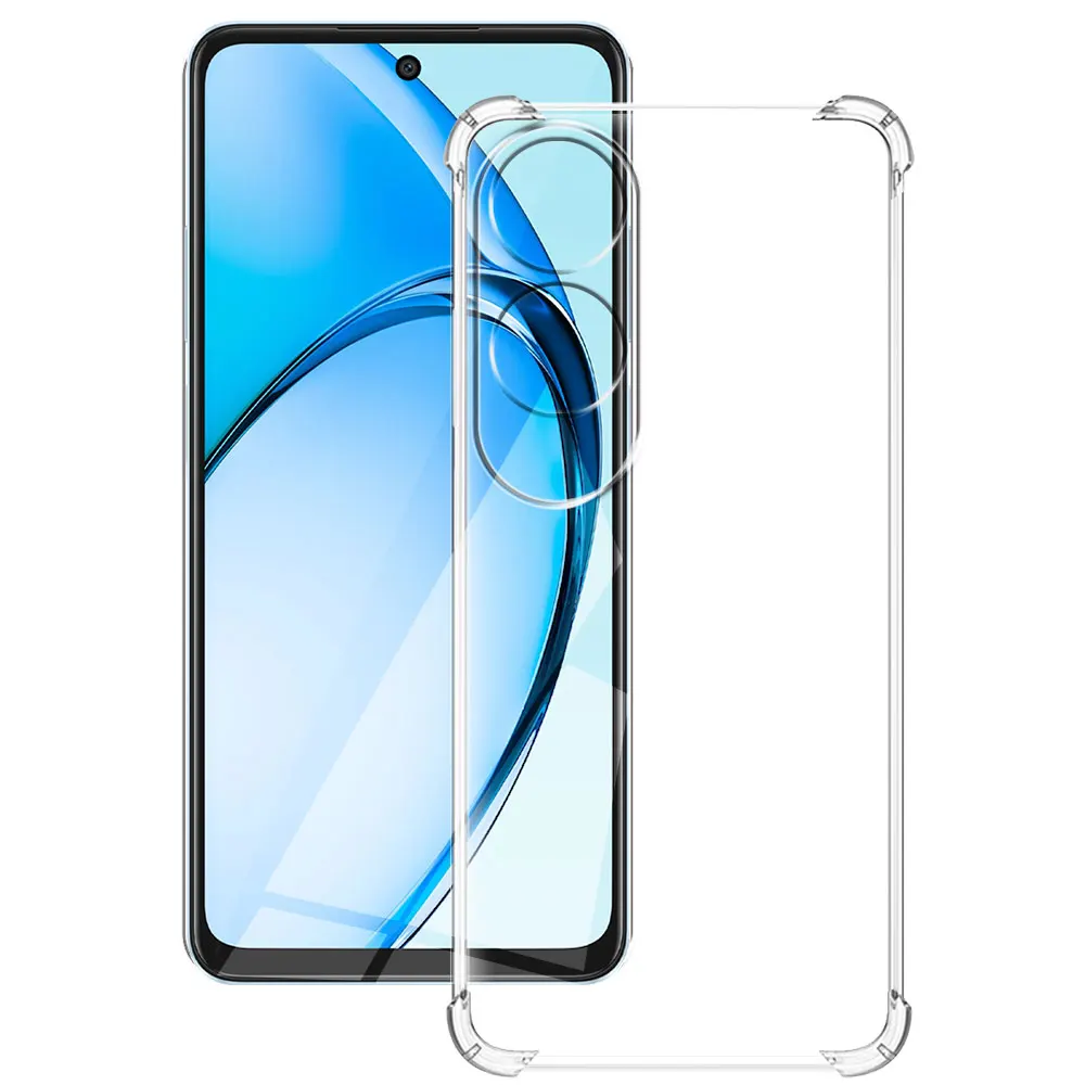 Clear Shockproof Silicone Soft Phone Case for Oppo A60 – Enhanced Protective Cover