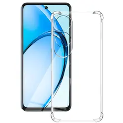 Clear Shockproof Silicone Soft Phone Case for Oppo A60 - Enhanced Protective Cover (Shockproof Case)