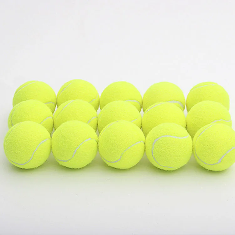 training bulk rubber tennis ball and colors rubber racket beach tennis Mainland China 1 balls