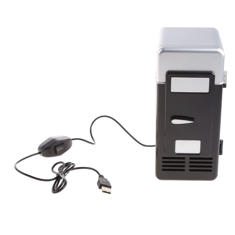 Portable Mini 780ml Fridge USB Powered Car Drink Cooler Home Desktop Boat Travel Cosmetic Fridge Multipurpose Appliances N0PF