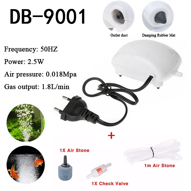 Aquarium Oxygen Pump Aquarium Oxygen Pump Aquarium Silent Fish Rearing