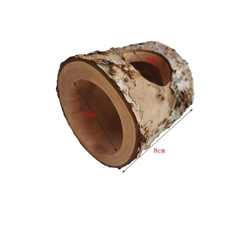 Hamster Escape Nest Wooden Nest Natural Teeth Grinding Supplies Golden Wire Bear Tree Cave Landscaping Supplies small pet tunnel,hamster cage tunnel,hamster toy maze