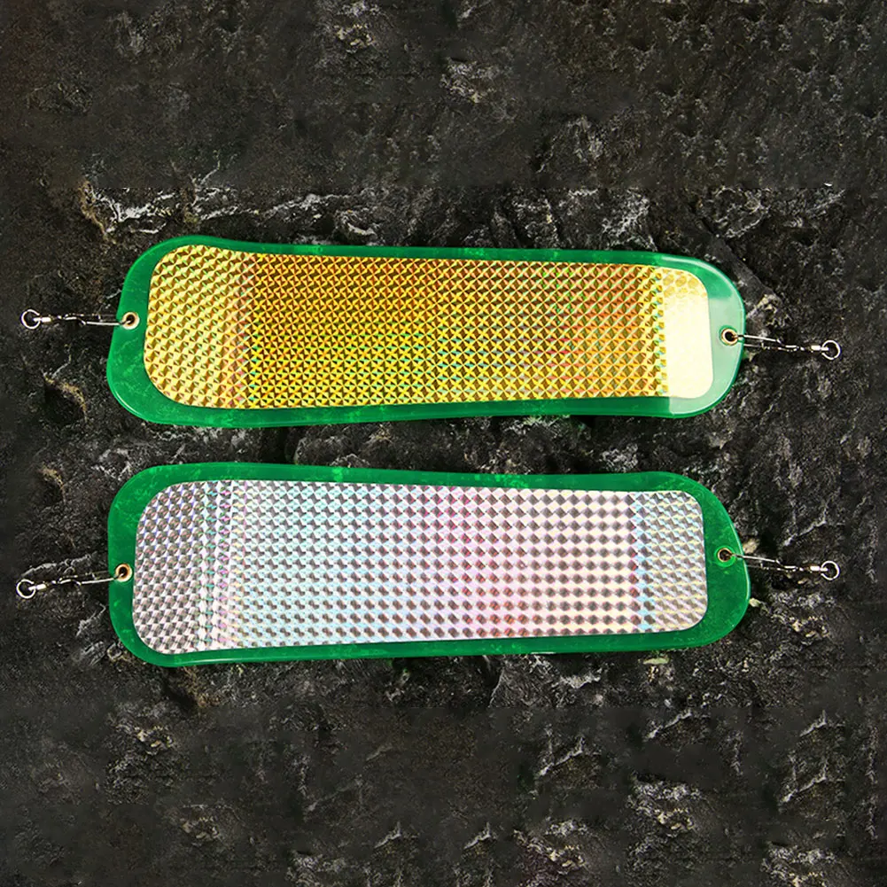 Description Picture 5 of item28cm Trolling Fishing Diving Flash Board Bait Lure Flasher Reflective Flasher Fishing Trolling Flasher for Trolling Salmon Trout