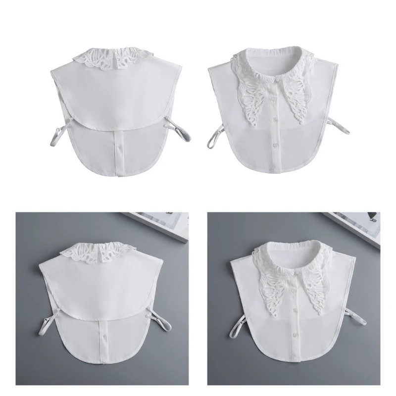 

Lapel Top Blouse Collar Detachable Faux Collars Lady Female Clothes Accessories