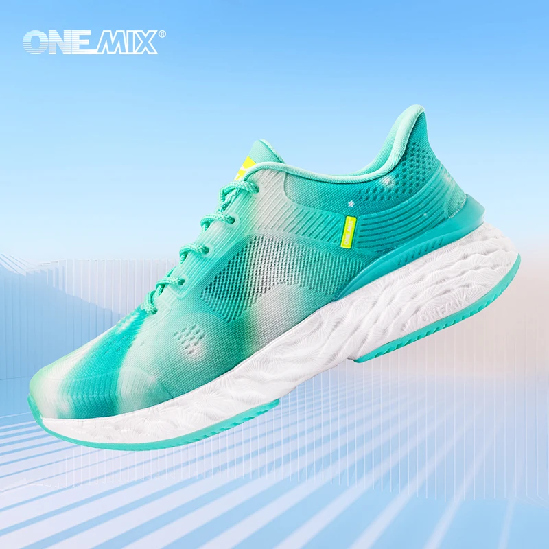 ONEMIX Men Running Shoes Shock Absorbing Socks Shoes Light Breathable Mesh Casual Shoes 47 Luxury Brand Men Sneakers Size 46
