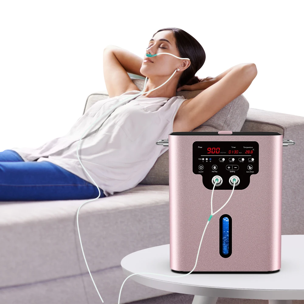 Suyzeko 1800ML Hydrogen Water Generator Hydrogen Inhalation Machine H2 Molecular Inhaler Relaxation Treapy SPA Beauty Devices