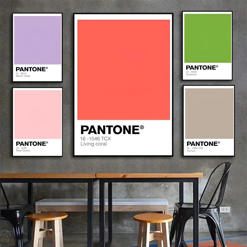 Pastel Pantone Colors Prints Wall Art Painting Gallery Modern Noridc Art Poster Estetici Per La Decorazione Domestica Del Soggiorno