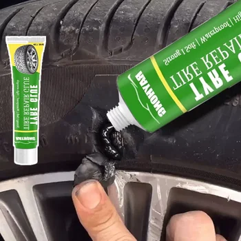 Mastic de réparation de pneus de moto de voiture, liquide de scellage en caoutchouc, liaison efficace, colle de réparation de pneus, liquide adhésif fort