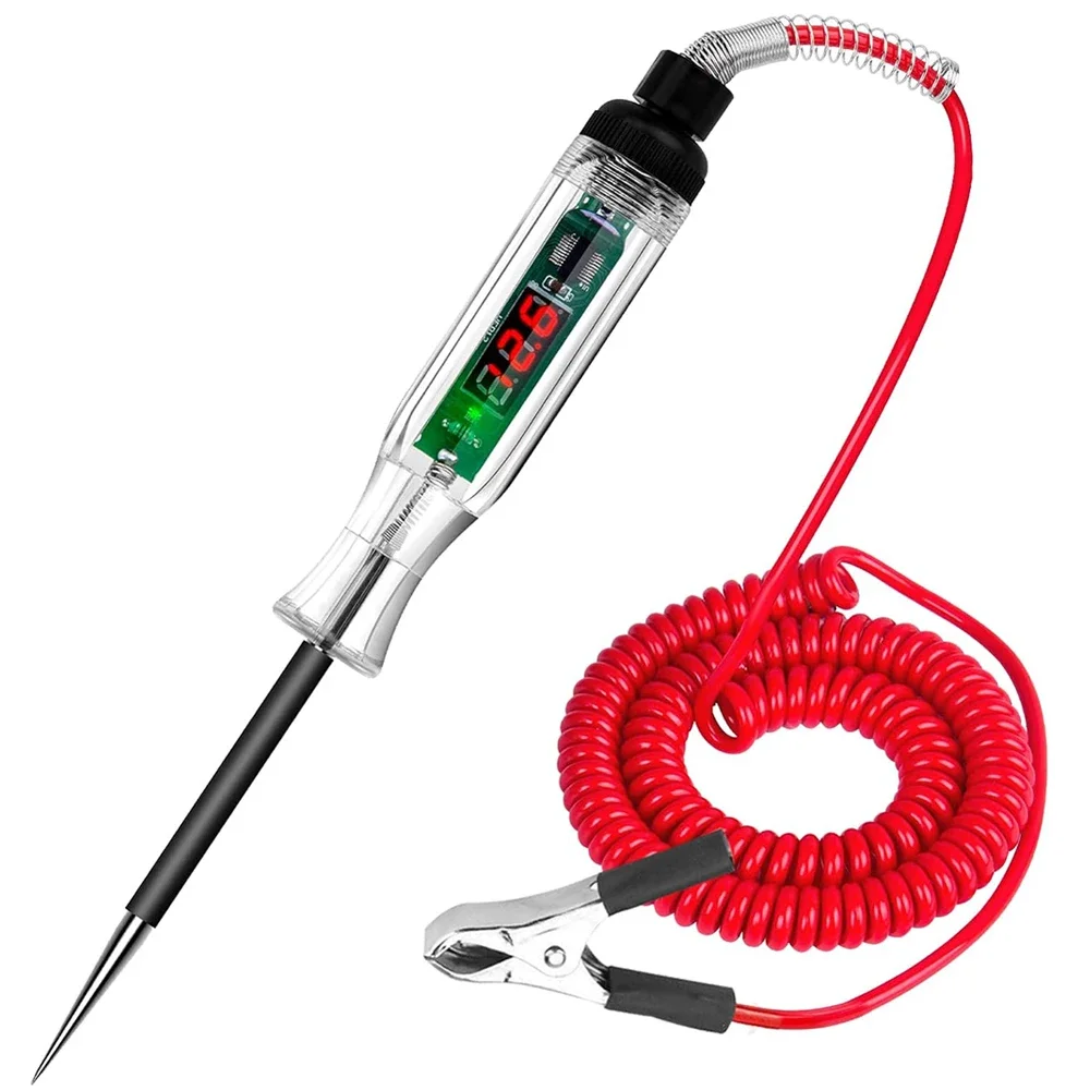Car Truck Voltage Circuit Tester Test Pen Electric Measuring Pen 6V 24V