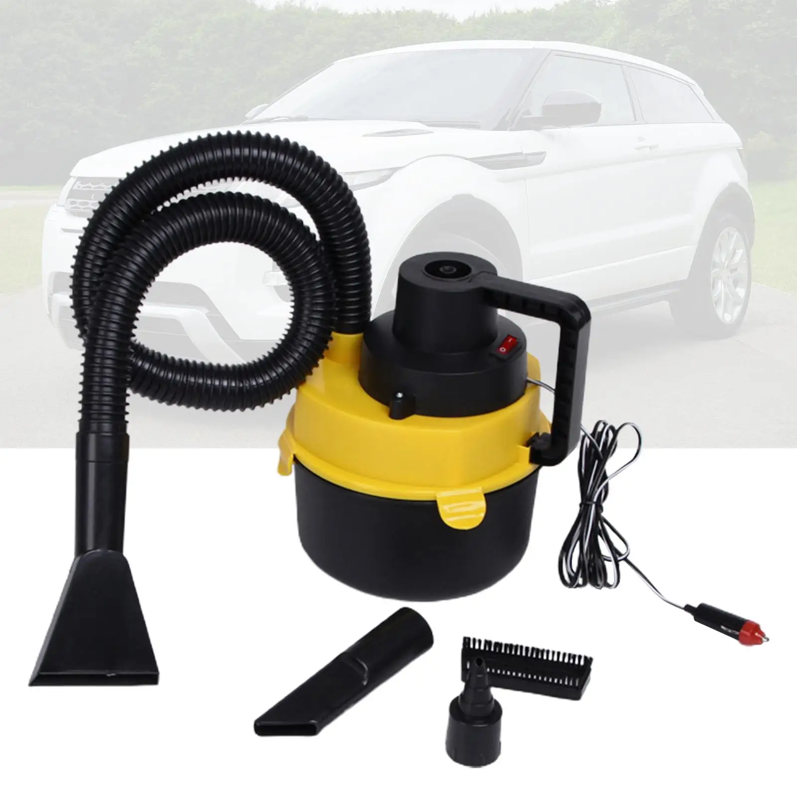 

Car Vacuum Cleaner Wet Dry Vacuum Cleaner Washable 12V Lightweight Handheld