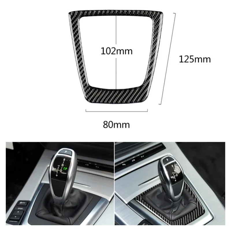 

Наклейка из углеродного волокна для BMW Z4 2009 2010 2011 2012 2013 2014 2015, рамка переключения передач автомобиля, отделка, аксессуары для салона автомобиля
