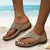 Womens Orthopedic Sandals Orthopedic Flip-Flops With Arch Support Thick Sole Slippers Non-Slip For Daily Wear Beach 4