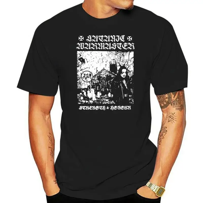 

Satanic Warmaster Strength And Honour 2001 Album Cover T Shirt