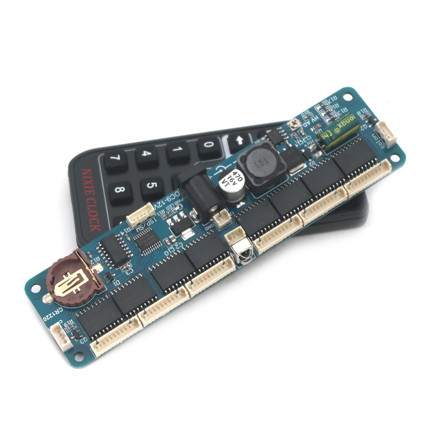 6Bit Digital Nixie Tube Motherboard Controller Board W Remote Control For LED Clock Glow Tube IN12 IN14 IN18 IN8 QS30 Z560M