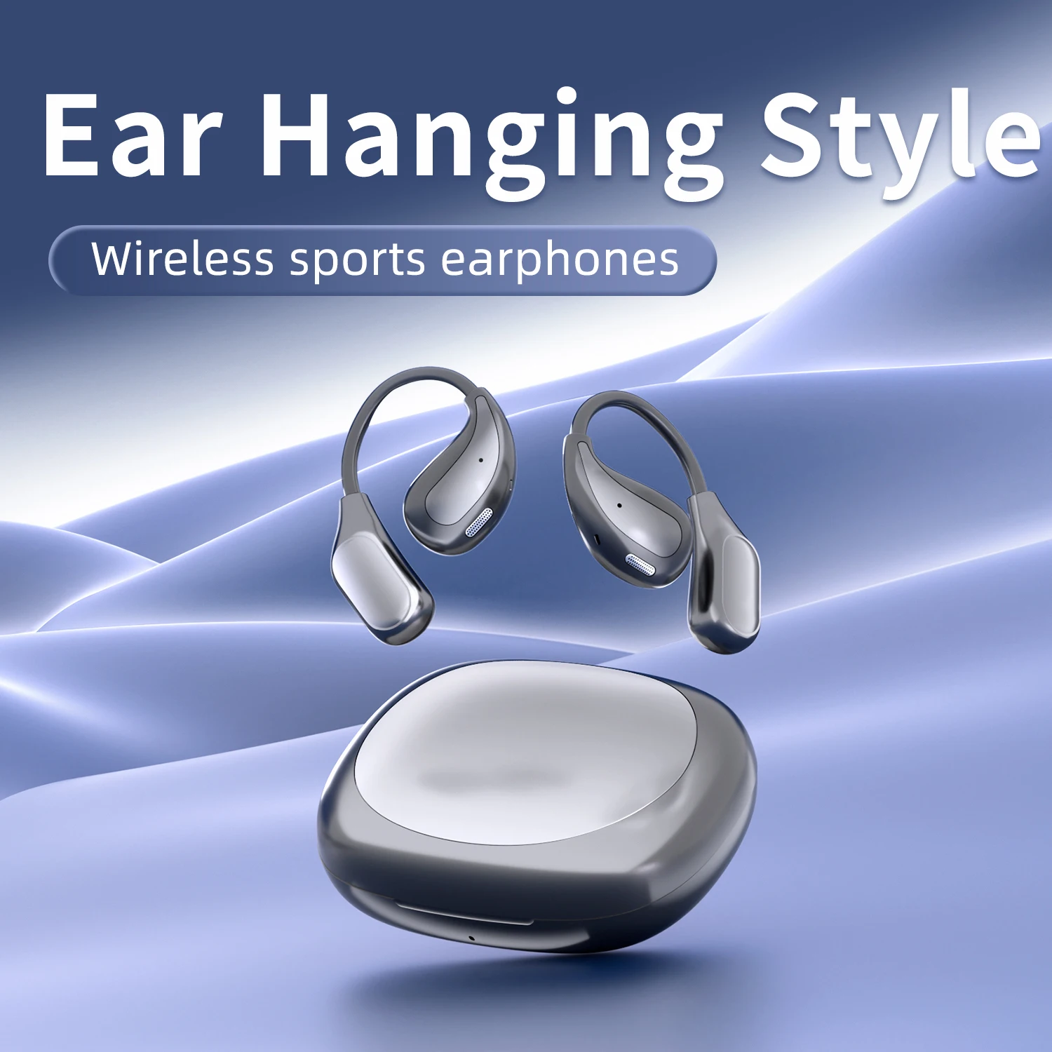 Premium Bluetooth Wireless Sports Earbuds with AI Translation & LCD Touch Screen