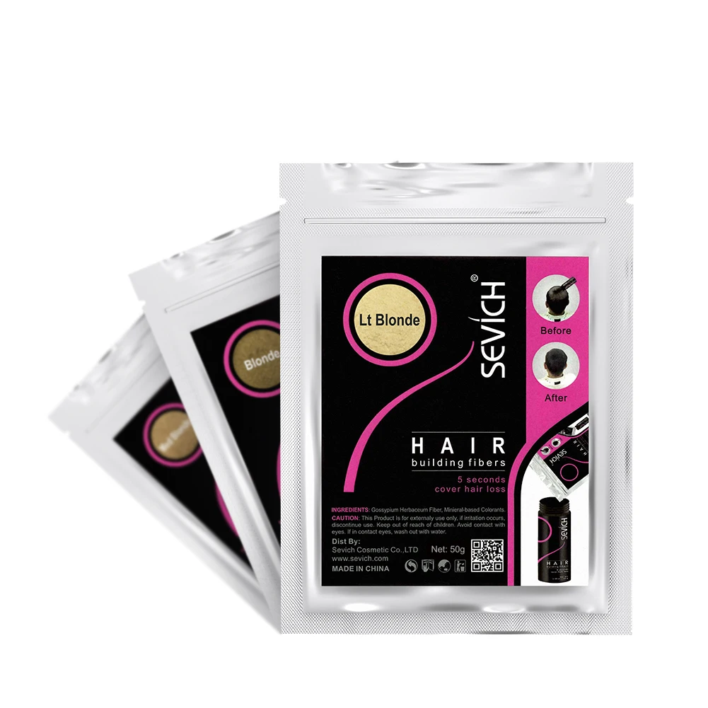 

Hair Fibers 10 Color Keratin Hair Building Fiber Powder Instant Hair Growth Fiber Refill 25g Hair Care Product