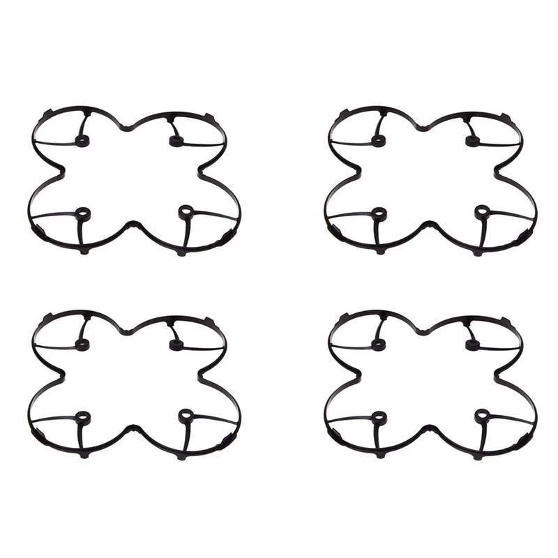 80 Piece Set Propeller Blades With Helices Protective Cover For HUBSAN X4 H107 H107C H107D Quadcopter, Black+White