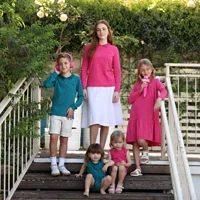 Collection SS Rose Bleu Mali 2026 : Robe pour fille, chaussons en coton pour nouveau-né, chapeaux, couverture, jupe pour adolescente, t-shirt, ensemble polo pour garçon 1