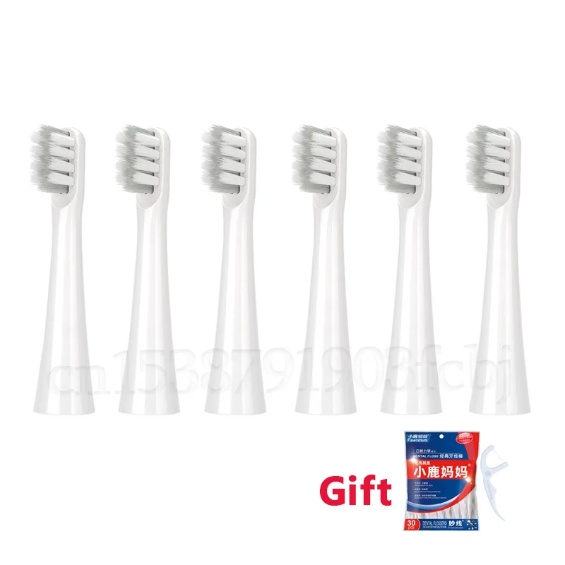 SOOCAS EX3 Replacement Toothbrush Heads For SO WHITE EX3 Electric Toothbrush DuPont Soft Bristles Replace Brush Head 5