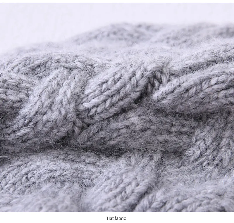 Jxwatcher Strickmütze aus Kaschmirwolle mit Satin-Futter, 2025, neuer Stil, Damen-Wintermütze, bequem, warm, Skullies, weiblich – Detail 14