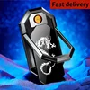 Strong Magnet Mobile Phone Holder Electric USB Charging Lighter Multifunctional Flameles Coil Tungsten Outdoor Windproof Lighter 1