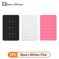 Dual-Sided Silicone Suction Cup Phone Case with Detachable Stand (3PC Set 6)