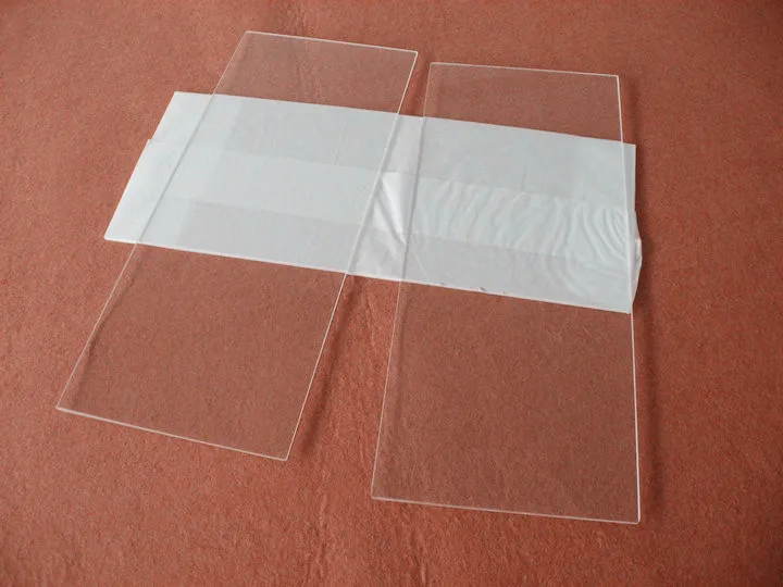 

Полировочная пластина из прозрачного кварцевого стекла 150*150*8 мм, пластина из плавленого кварца