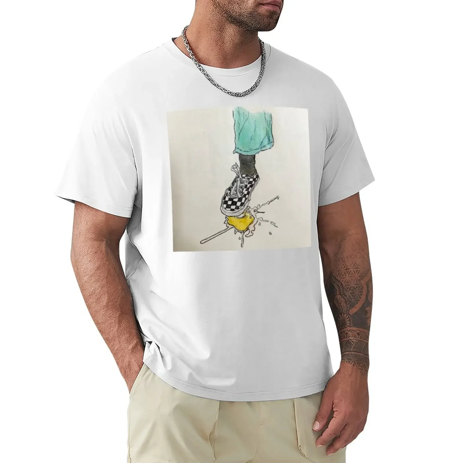 

splat! T-Shirt quick-drying plain plus size tops mens t shirts