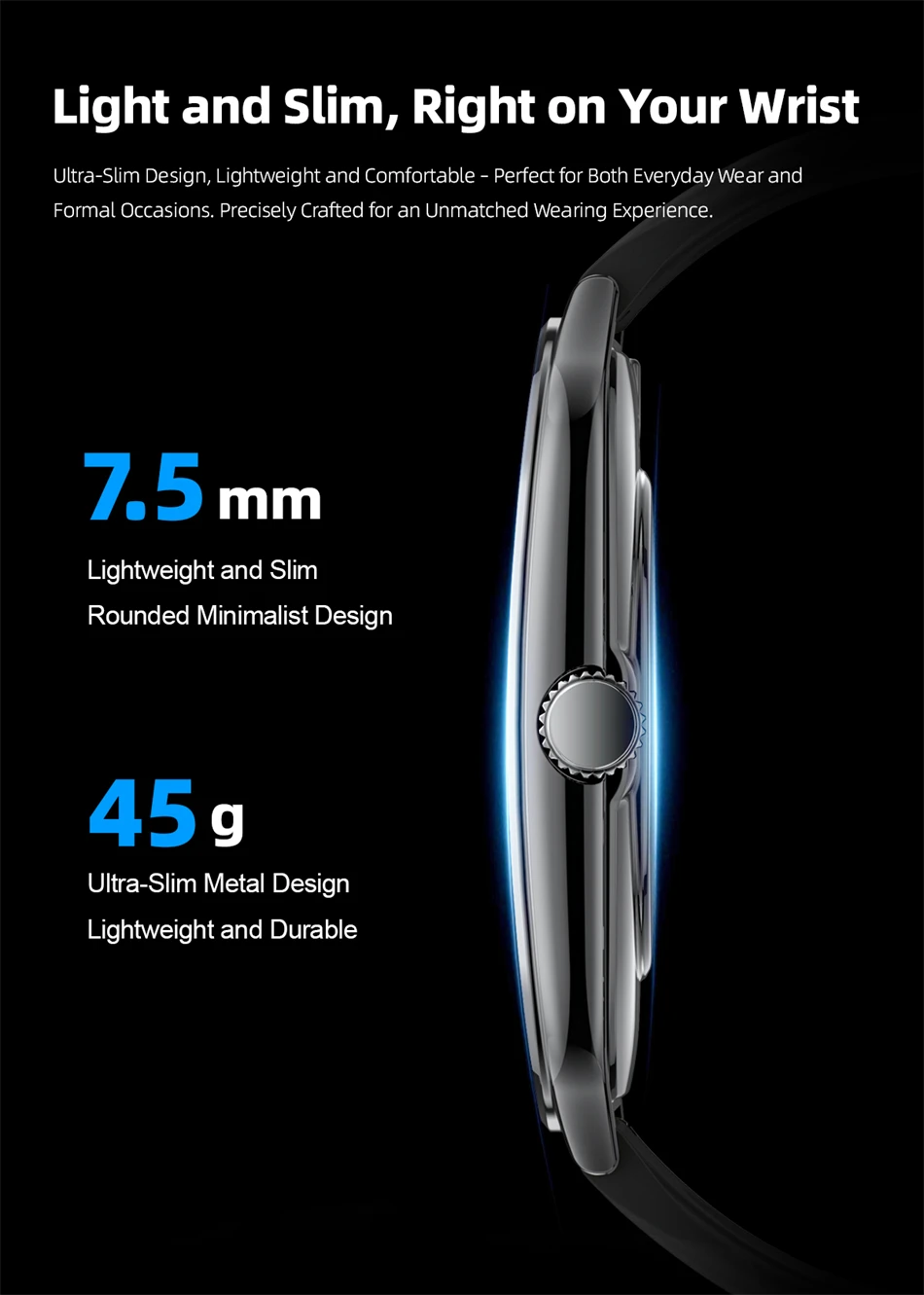 New For Xiaomi Ultra Thin Smart Watch Men 1.96" AMOLED 70+Sports Mode Health Monitor Bluetooth call Waterproof Smart Watch Woman