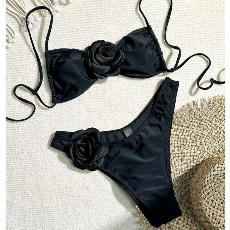 Sleek Brazilian Bikini Set Women's Swimwear