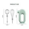 USB Wireless Electric Blender Portable Mixers with 2 Mixing Head Food Mixer Handheld Rechargeable Whisks Dough Stirrer Eggbeater 6