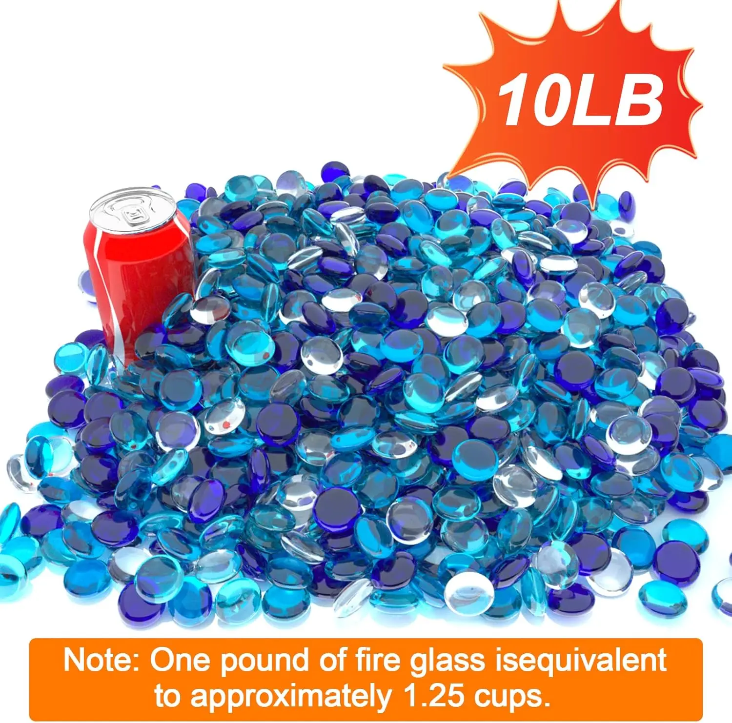 10 Pounds Fire Pit Glass 5