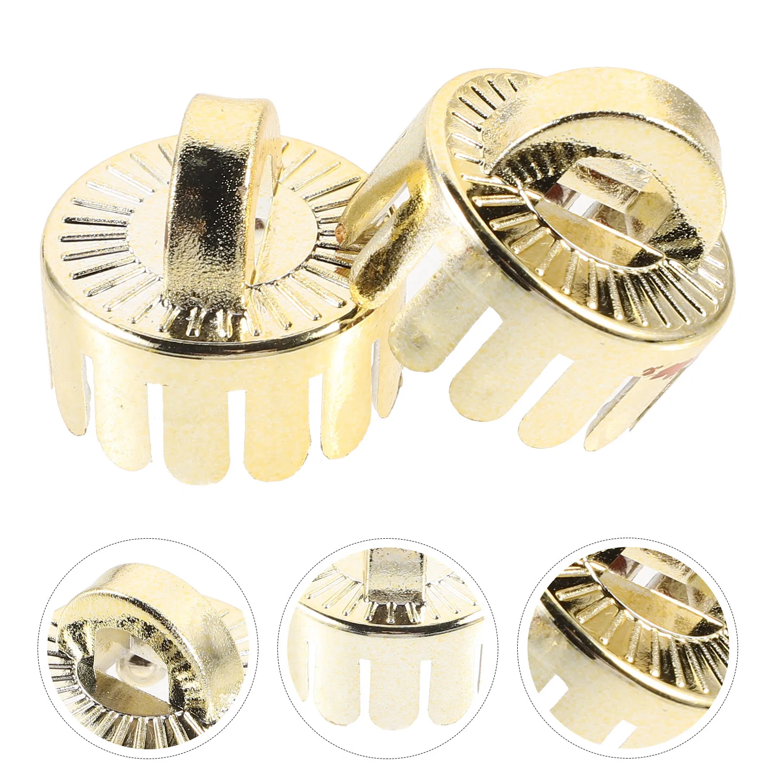 12Pcs 장 볼 펜던트 캡 DIY 교수형 공을위한 안전하고 편리한 재사용 가능한 엔드 커버 크리스마스 트리 장식 크리 에이 티브 볼