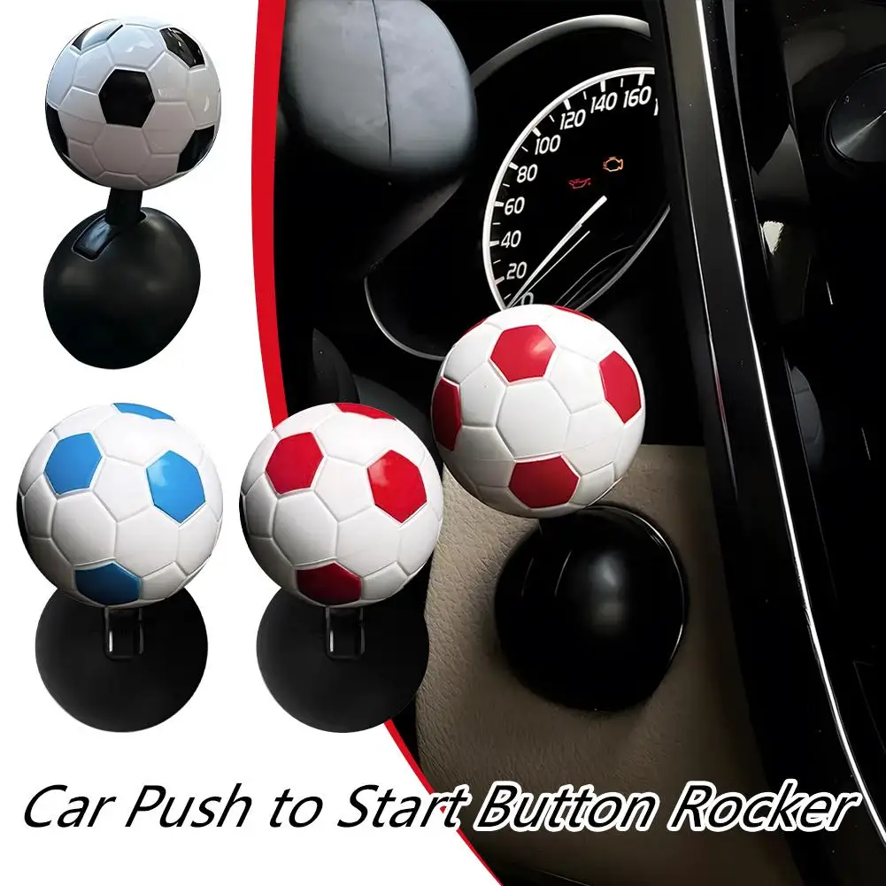 Car Push To Start Button Rocker Car One Button Start Stop Decorative Automotive Engine Lever S4X6