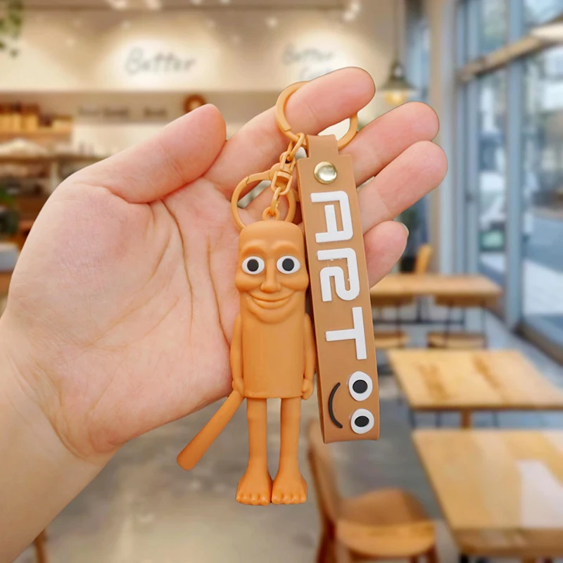 Italian Brainrot Figures Keychian Tung Shark Keychian on The Phone